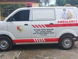 Demi kepentingan masyrakat,Tiyuh Toto Mulyo Tubaba,Ada kan Beberapa Program,Salah satunya mobil ambulance