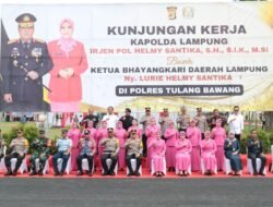 Kapolda Lampung dan Rombongan Kunker di Polres Tulang Bawang Berikut Rangkaian Kegiatannya