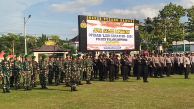 Pabung Kodim 0426 TB, Hadiri Apel Gelar Pasukan Operasi Lilin 2024