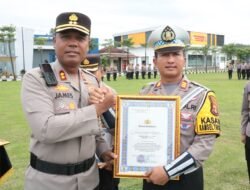 Kapolres TuBa Berikan Reward Kepada 38 Personel Berprestasi, Berikut Daftar Namanya↓