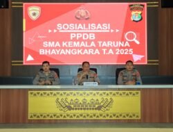 Polres Tulang Bawang Barat Sosialisasikan PPDB SMA Kemala Nusantara Bhayangkara