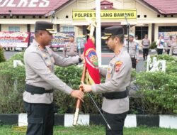 Tradisi Welcome And Farewell Parade Sambut Kapolres Tulang Bawang