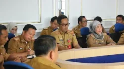 Persiapan Kunjungan Menteri BKKBN,Sekda Lampung Utara Pimpin Rapat