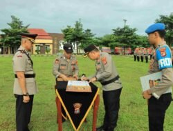 Kapolres Tubaba Pimpin Upacara Sertijab Wakapolres, Kasat Lantas, Kapolsek Tuba Tengah dan Pelantikan Kasipropam