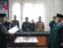 Drs. M. Firsada. M.Si., Lantik Perana Putra, S.H.,M.H., sebagai PJ (Sekda) kab Tubaba