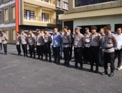 Polres Tulang Bawang Kerahkan Ratusan Personel Gabungan Amankan Rapat Pleno Terbuka Yang Digelar KPU