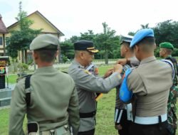 Polres Tulang Bawang Barat melaksanakan Apel Gelar Pasukan Operasi Keselamatan Krakatau 2025