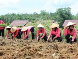 Wujudkan Ketahanan Pangan, Kapolres Tulang Bawang Barat Ikuti Kegiatan Launching Penguatan Program Pekarangan Pangan Lestar