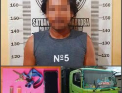 Kedapatan Miliki Sabu, Seorang Pria sedang berada di lapak singkong diamankan Sat Res Narkoba Polres Tulang Bawang Barat