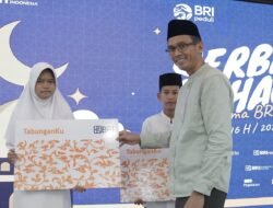 Dalam Momen bulan Ramadhan 1446 BRI Regional Office Bandar Lampung Santuni 200 Anak Yatim Piatu
