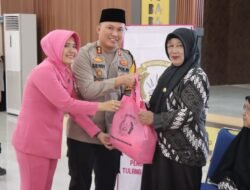 Polres Tulang Bawang Barat, ikuti Zoom Meeting Gelar Bazar Ramadhan Polri Presisi dan Bagikan Bansos