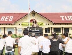 Polres Tulang Bawang Gelar Latkatpuan Dalmas Jelang Pengamanan May Day, Ini Tujuannya