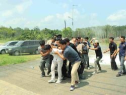 Polres Tulang Bawang Barat Gelar Latkatpuan Dalmas Jelang Hari buruh ( May Day )