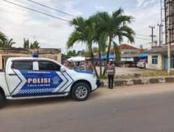 Satlantas Polres Tulang Bawang Barat dan Ditlantas Polda Lampung Laksanakan Kajian Aspek Jalan untuk Kurangi Kecelakaan di Jalan Raya