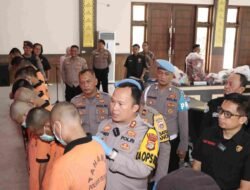 Kapolres Tulang Bawang Barat pimpin gelar Konferensi Pers, Paparkan Keberhasilan Ungkap Kasus Menonjol