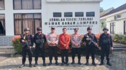 Peringatan Hari Kenaikan Isa Almasih, Polres Tulang Bawang Kerahkan Puluhan Personel Berseragam Dinas Amankan 25 Gereja