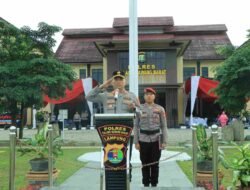 Kapolres Tulang Bawang Barat Gelar Upacara Kenaikan Pangkat Periode 1 Juli 2025