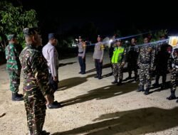 Polsek Lambu Kibang Gelar Patroli Skala Besar Gabungan TNI-Polri Jaga Kondusifitas Wilayah