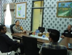 Kapolres Tulang Bawang Barat Terima Audiensi dari Ketua Pengadilan Agama Tulang Bawang Tengah