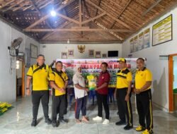 Polsek Lambu Kibang Gelar Gerakan Pangan Murah di Tiyuh Sumberejo Kecamatan Lambu Kibang