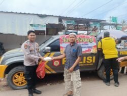 Jumat Berkah, Polsek Lambu Kibang Berbagi di Pasar Unit 6 Wujud Kepedulian Polri kepada Masyarakat