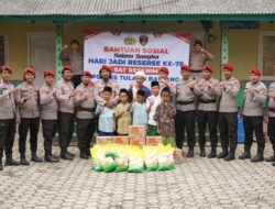 Sat Reskrim Polres Tulang Bawang Gelar Rangkaian Kegiatan Humanis dan Penuh Kepedulian di HUT Reserse ke-78