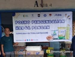 Satgas Pangan Polres Tulang Bawang Barat bersama Bulog subdrive Tubaba Cek Stabilitas Harga dan Ketersediaan kebutuhan pokok di Pasar Panaragan Jaya