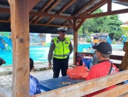 Sat Lantas Polres Tulang Bawang Turun Langsung Ke Lokasi Wisata, Pastikan Keamanan Pengunjung Terjaga Maksimal