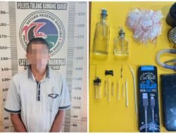 Satresnarkoba Polres Tulang Bawang Barat Amankan Seorang Pria Paruh Baya,Terkait Penyalahgunaan Narkotika