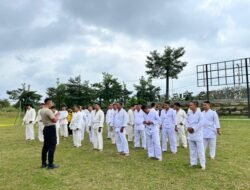 Polres Tulang Bawang Barat Gelar Latihan Bela diri Polri untuk Usulan Kenaikan Pangkat Periode 1 Juli 2026