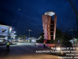 Satlantas Polres Tulang Bawang Barat Intensifkan Patroli Blue Light, Ciptakan Keamanan dan Ketertiban di Malam Hari