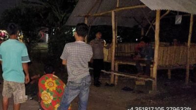 Brigpol Rolis Aditia Guncang Dini Hari, Pastikan Kampung Lingai Aman dan Terkendali