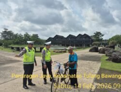Libur Panjang Cuti Bersama Polres Tulang Bawang Barat Laksanakan Patroli Ke Tempat Wisata