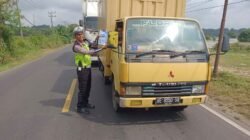 Tak Kenal Lelah, Sat Lanta Polres Tulang Bawang Turun Langsung, Tekan Angka Laka Di Jalan Lintas Timur