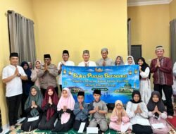 Kapolres Tulang Bawang Barat Gelar Buka Bersama Dengan OKP dan Santuni Anak Yatim Piatu di Bulan Suci Ramadhan