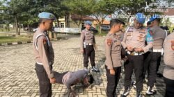 Propam Polres Tulang Bawang Barat Gelar Gaktiblin, Cek Sikap Tampang dan Kelengkapan Data Diri Personel