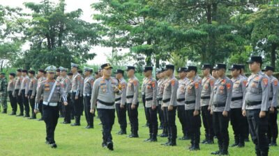 Apel Gelar Pasukan Operasi Ketupat Krakatau 2026 Digelar, Polres Tulang Bawang Barat Perkuat Pengamanan Lebaran