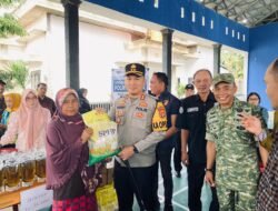 Gerakan Pangan Murah Polri Serentak, Polres Tulang Bawang Barat Hadir Untuk Bantu Masyarakat di Balai Tiyuh Candra Mukti