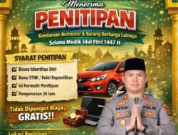 Mudik Aman Keluarga Bahagia, Kapolres Tulang Bawang Barat Imbau Warga yang Mudik Bisa Titip Kendaraan di Kantor Polisi