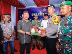 Mudik Idul Fitri 1447 H,Bupati Qudrotul Ikhwan Tinjau Posko Sekaligus Salurkan Bantuan Korban Puting Beliung di Banjar Agung