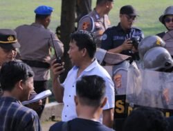 Polres Tulang Bawang Gelar Simulasi Sispam Mako Pasukan Ton Dalam Siap Jaga Kedaulatan Keamanan Wilayah Tulang Bawanng