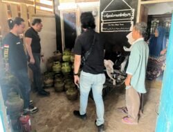 Satreskrim Polres Tulang Bawang Barat Lakukan Monitoring Ketersediaan dan Harga LPG 3 Kg