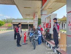 Gempur Kriminaltitas! Pasukan Elit Samapta Polres Tulang Bawang Sisir Titik Rawan, Cakat Raya Hingga Spbu Di Jaga Ketat