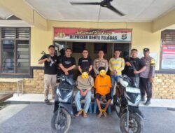 Tekab 308 Polsek Dente Teladas Berhasil Kembali Taklukan Residivis Lintas Kabupaten Komplotan Pencuri Motor Di Pt CPB