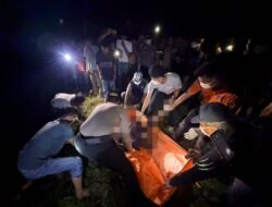 Tim Inafis Polres Tulang Bawang Barat Lakukan Evakuasi dan VISUM et Revertum ( VeR) Terhadap Mayat Yang Terapung di Rawa