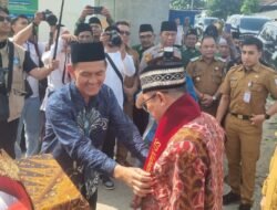 Gegap Gempita! Kunjungan Menteri Dikdasmen Di Tulang Bawang Dikawal Ketat Personel Polsek Banjar Agung, Situasi Kondusif Total