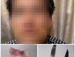 Sat Reskrim Polres Tulang Bawang Barat Mengamankan Seorang Ayah Melakukan KDRT Terhadap Anak Kandung