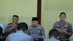 Polres Tulang Bawang Barar Gelar Sholat Ghaib dan doa bersama untuk Almarhum Bripka Anumerta Arya Supena, S.H
