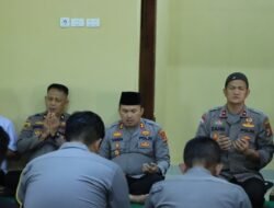 Polres Tulang Bawang Barar Gelar Sholat Ghaib dan doa bersama untuk Almarhum Bripka Anumerta Arya Supena, S.H