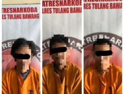 Rumah Warga di Menggala Selatan Ternyata Markas Narkotika: 3 Pria Diamankan, Polisi Temukan Barang Bukti Ini